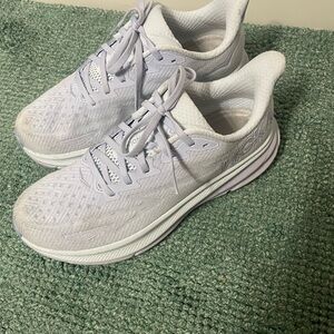 Hoka One One Light Gray Athletic Shoes